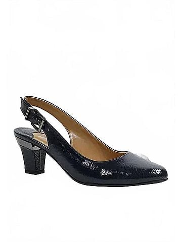 J. Renee Women's Malree Sling Back Pumps in Navy (view 2)