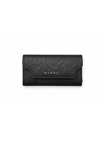 MARNI Women's Trunk 6-Hook Leather Key Case in Black (view 1)