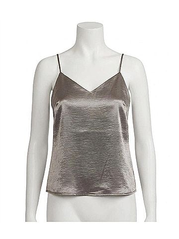 Lucy Paris Joy Camisole Top in Pewter (view 1)