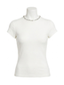 Generation Love White Tate Crystal Top in White Size L - photo 1
