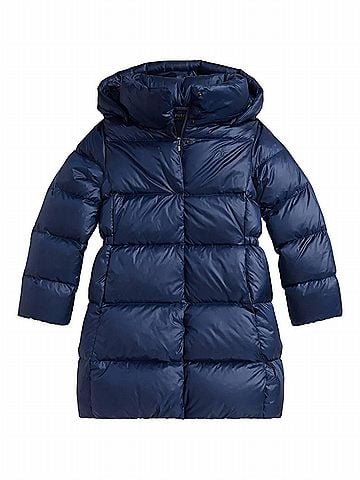Polo by Ralph Lauren Kids' Hooded Long Padded Puffer Coat (view 1)