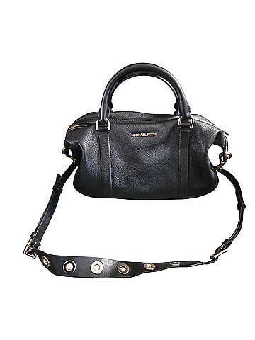 Michael Kors Leather Satchel (view 1)