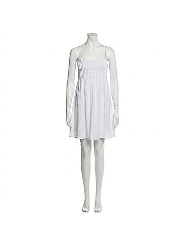 Bella Dahl Flowy Pintuck Dress in White (view 1)