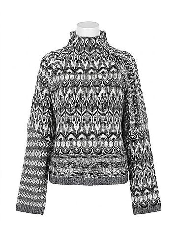 Steve Madden Indie Sweater in Charcoal Grey (view 1)