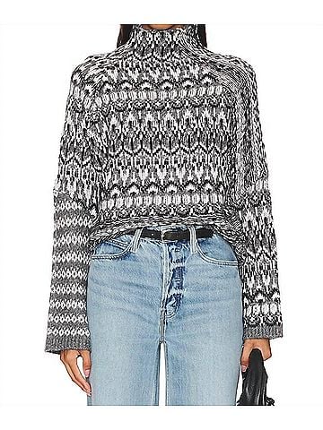 Steve Madden Indie Sweater in Charcoal Grey (view 2)