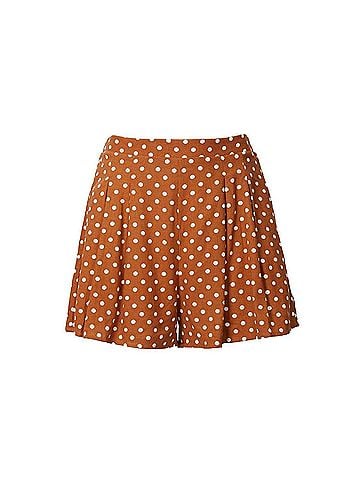 By Together Polka Dot High-Rise Pleated Shorts (view 1)