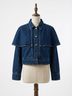 Cleobella Solid Blue Clarke Jacket Size S - photo 1