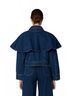 Cleobella Solid Blue Clarke Jacket Size S - photo 3