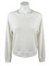 Bobi Solid White Boxy Raglan Waffle Long Sleeve Tee in White Size XS - photo 1