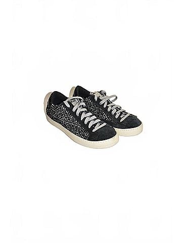 P448 Women's John-W Sneaker in Shaka Black Tweed Sparkle Tongue (view 2)