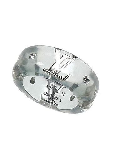 Louis Vuitton LOUIS VUITTON Louis Vuitton GP Resin x Strass Sparks Ring M1702L Women's (view 1)