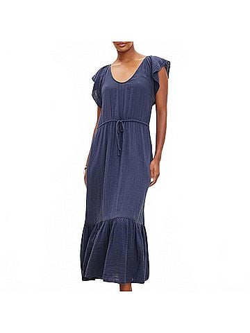 Velvet by Graham & Spencer Adalyn Dress in Cadet (view 2)