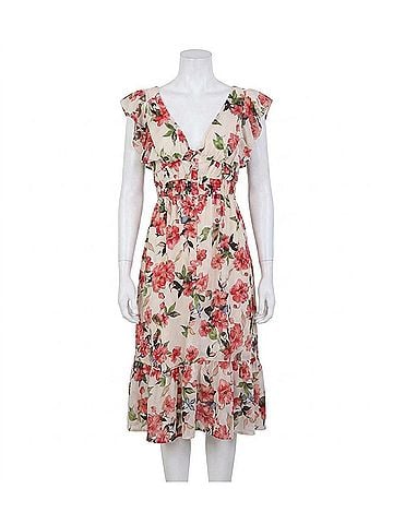 Bishop + Young Floral Santorini Dress in Camilla Print (view 1)