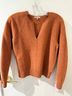 Lilla P Orange Split Neck Raglan Pullover in Chutney Size L - photo 4