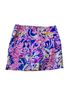 Lilly Pulitzer 100% Cotton 3% Spandex Print Pink Blue Gold Skort Size 4 - photo 2
