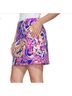 Lilly Pulitzer 100% Cotton 3% Spandex Print Pink Blue Gold Skort Size 4 - photo 4