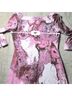 BCBGMAXAZRIA Marled Pink Brown Casual Dress Size S - photo 5