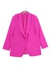 Express 91% Polyester 9% Spandex 100% Polyester Multi Color Blazer Size L - photo 1