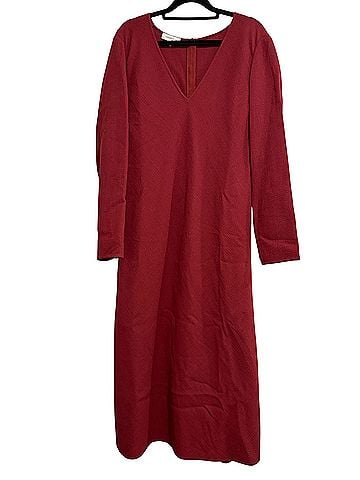 Lafayette 148 New York Responsible Nouveau Crepe Midi Wool Dress (view 1)