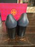 Tory Burch 100% Leather Blue Heels Size 7 - photo 6