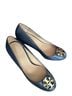 Tory Burch 100% Leather Blue Heels Size 7 - photo 10