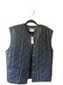 Anthropologie 100% Polyurethane 100% Polyester Solid Graphic Black Vest One size - photo 1