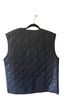 Anthropologie 100% Polyurethane 100% Polyester Solid Graphic Black Vest One size - photo 2