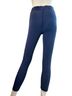 Lands' End 100% Silk Solid Blue Leggings Size M (petite) - photo 2