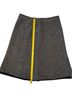 LOFT The Original 46% Silk 31% Wool 23% Polyester 100% Acetate Houndstooth Gray Black Wool Skirt Size 6 - photo 5