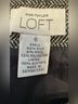LOFT The Original 46% Silk 31% Wool 23% Polyester 100% Acetate Houndstooth Gray Black Wool Skirt Size 6 - photo 3