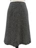 LOFT The Original 46% Silk 31% Wool 23% Polyester 100% Acetate Houndstooth Gray Black Wool Skirt Size 6 - photo 1