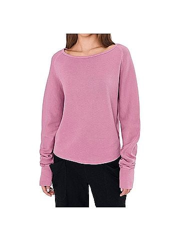 Free People Jess Long Sleeve Top in Orchid Combo (view 2)
