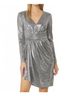 Entro Solid Silver Brittney Dress Size M - photo 2