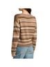 Veronica Beard Brown Diora Pullover Sweater in Desert Khaki Multi Size M - photo 5