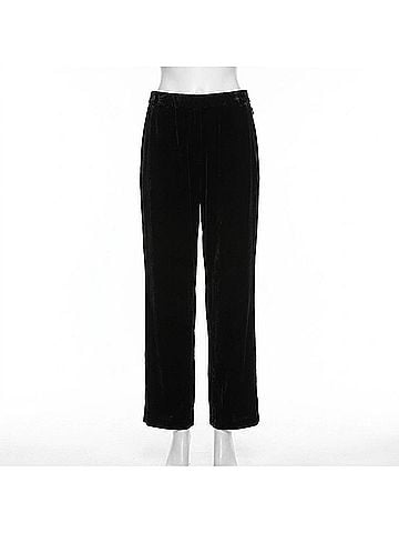 Velvet by Graham & Spencer Women's Frida Wide Leg Pants in Black (view 1)