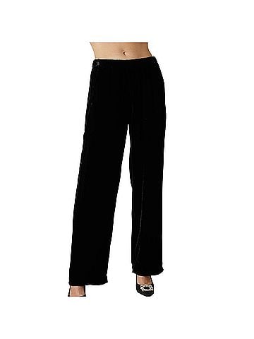 Velvet by Graham & Spencer Women's Frida Wide Leg Pants in Black (view 2)