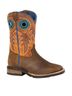 Roper Brown Kids Steer Hide Reo Sole Cowboy Boot Size 10 (kids) - photo 1