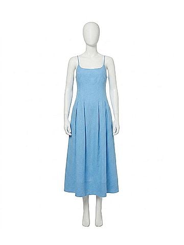 Fifteen Twenty Jessa Midi Dress in Lake (view 1)
