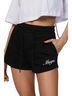 MSGM Black Logo-Print Track Shorts Size M - photo 2