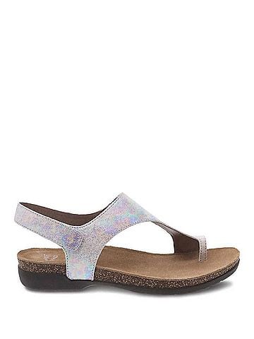 Dansko Women's Reece Sandals in Petrol Pearl (view 1)