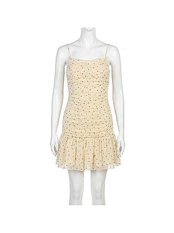 Line & Dot Lilou Mini Dress in Cream (view 1)