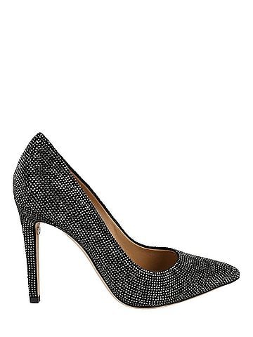 Salvatore Ferragamo Women's Ilary X5 Crystal Embellished Pumps in Black (view 1)