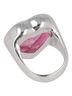 Ambush Silver Toned Women's Heart-Stone Ring One size - photo 2
