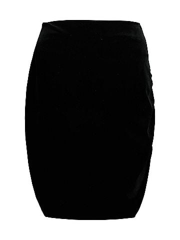 Bishop + Young Carlotta Side Runched Skirt in Black (view 2)