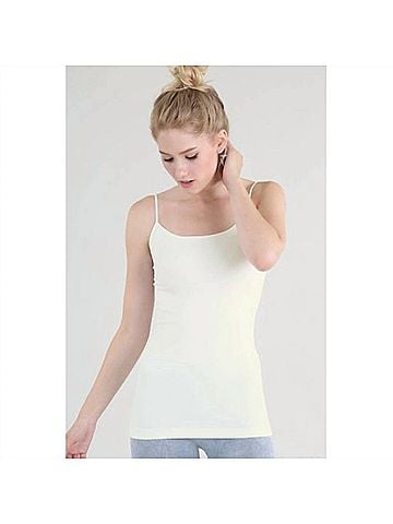 Nikibiki Seamless Cami Top in Ivory (view 2)