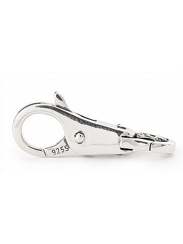 Trollbeads Women's Plain Clasp Lock in Silver (view 1)