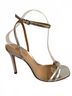 Schutz Silver Altina Leather Sandal Size 9 1/2 - photo 1