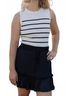 She + Sky Solid Black Avery Mini Skirt in Black Size M - photo 2