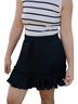 She + Sky Solid Black Avery Mini Skirt in Black Size M - photo 3