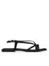 XTI Solid Black Women's Strapped Sandals Size 6 - photo 3